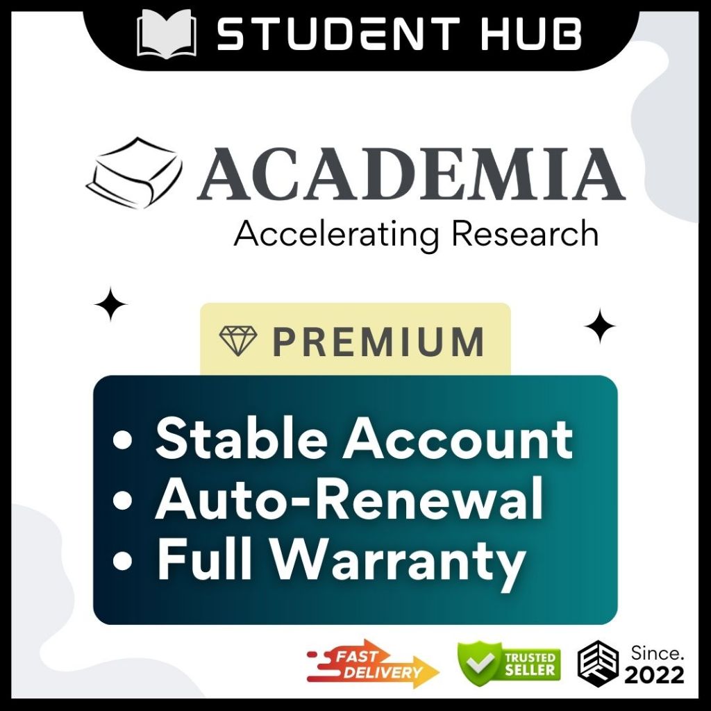 Academia Edu Accelerating research Premium Account With Instant Delivery | Full Warranty | Auto-Renewal