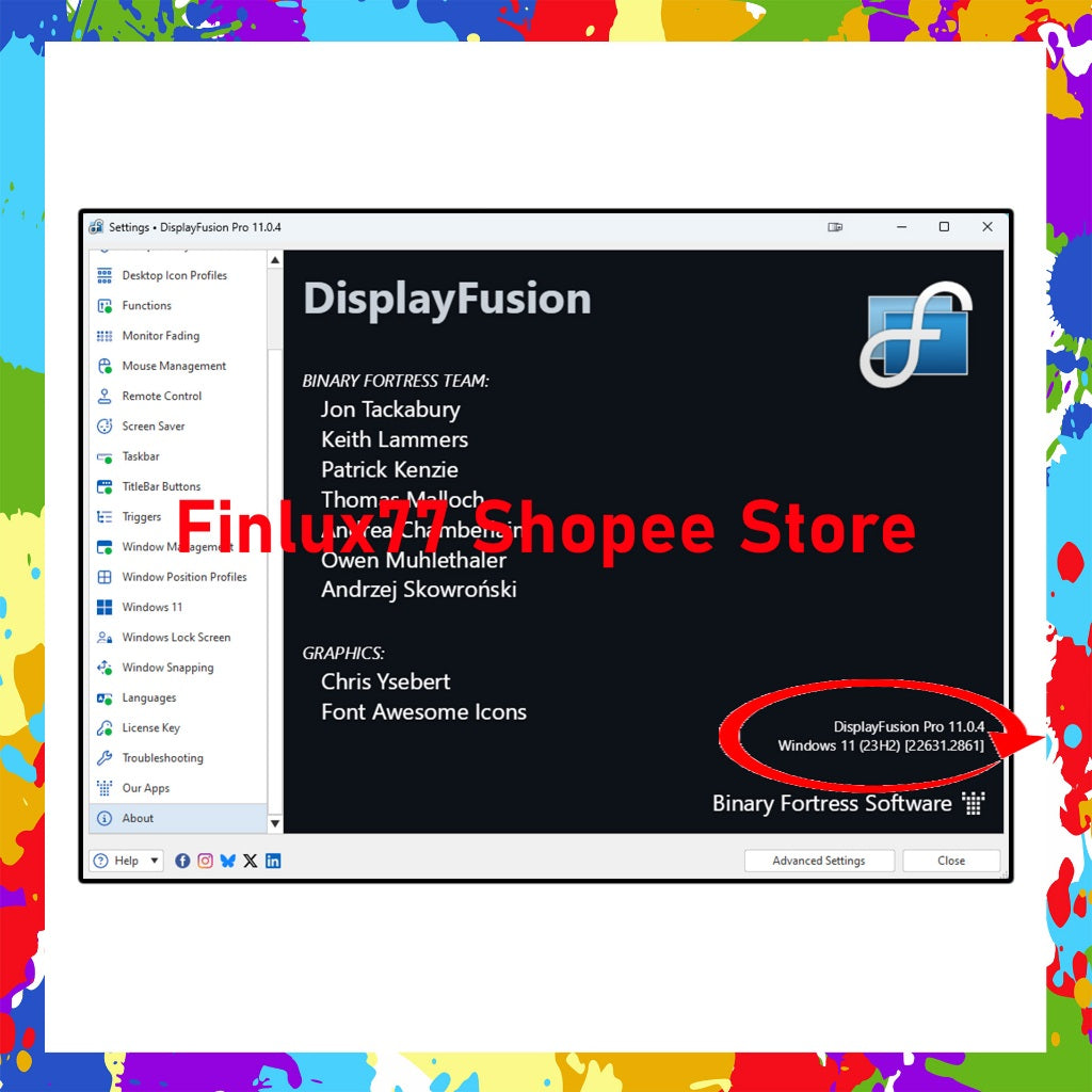 [SELF REDEEM] DisplayFusion Pro 11.1 Latest 2025 Lifetime For Windows