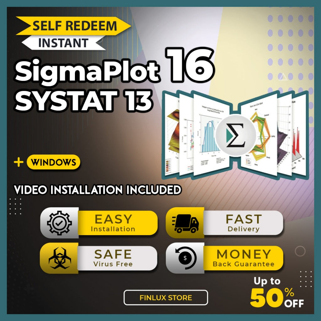 [SELF REDEEM] SigmaPlot v16.0.0.28 + SYSTAT v13.2 Lifetime For Windows