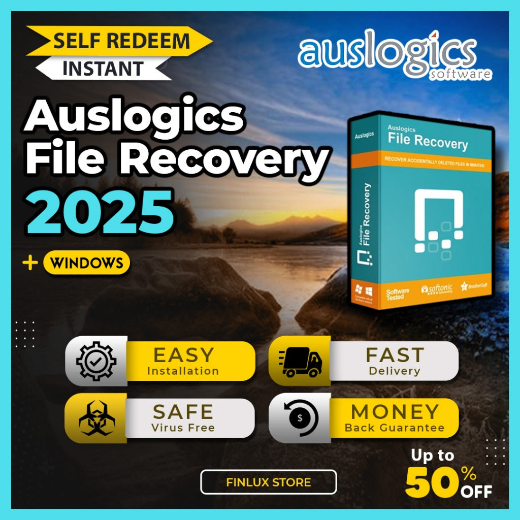 [SELF REDEEM] Auslogics File Recovery v12.0 Latest 2025 Lifetime For Windows