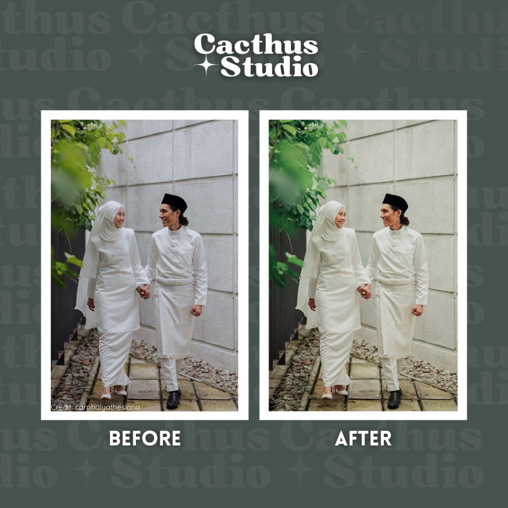 [PC/Mobile] Malay Wedding Preset | Lightroom Preset - Preset Kahwin | Wedding Preset | Desktop + Mobile (DNG + XMP)