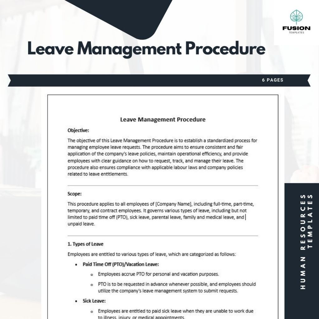 Leave Management Procedure Template