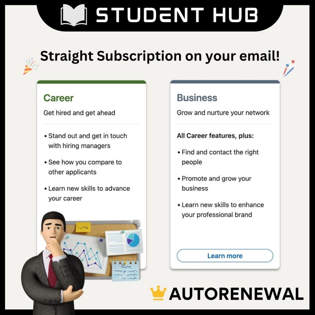 Linkin Business Premium Personal | Renew & Upgrade Own Account | 6 Month / 1 Year  [Redeem Code]