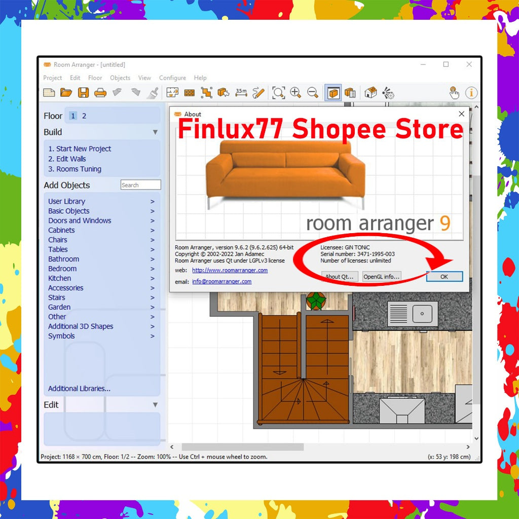 [SELF REDEEM] Room Arranger v10.1 Latest 2025 Lifetime For Win