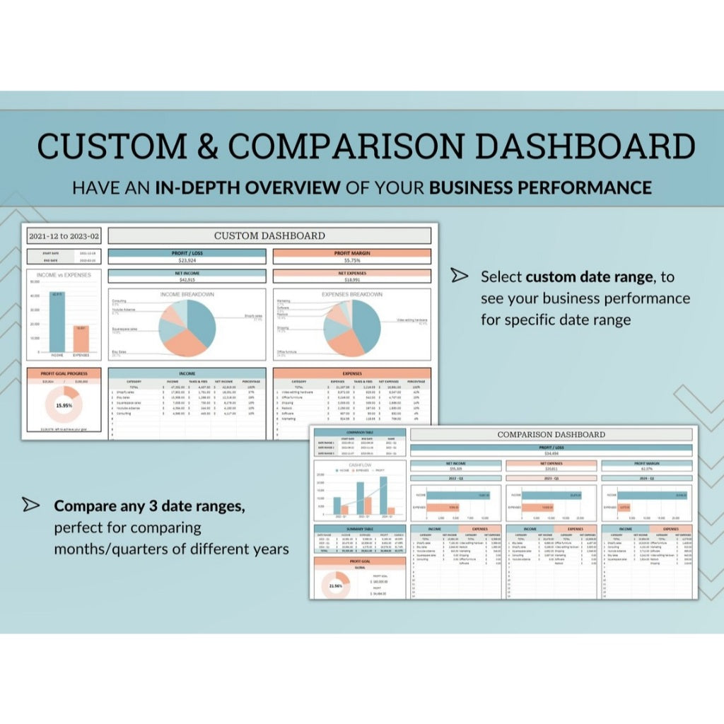 Small Business Management Bundle – All Automated Bookkeeping, Customer, Order & Inventory Tracker Spreadsheet in Excel