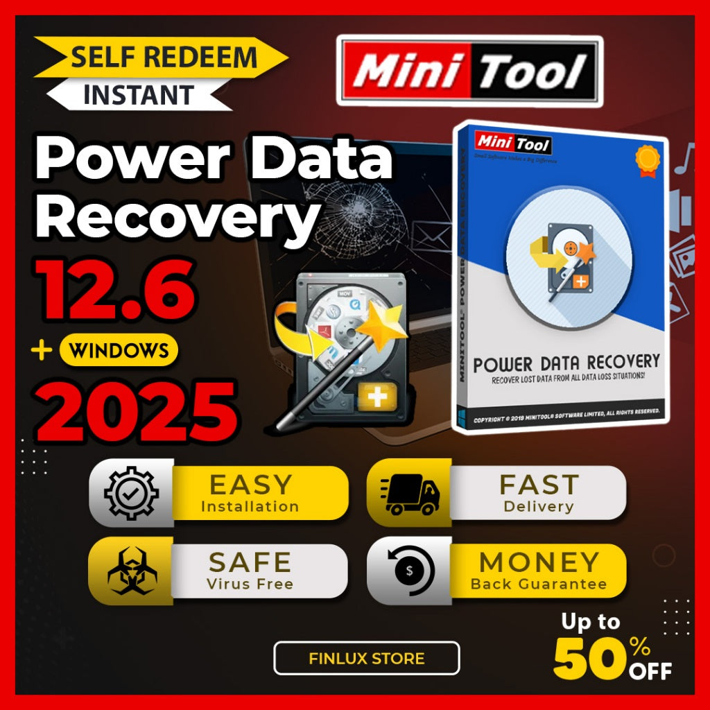 [SELF REDEEM] MiniTool Power Data Recovery v12.6 Latest 2025 Lifetime For Windows