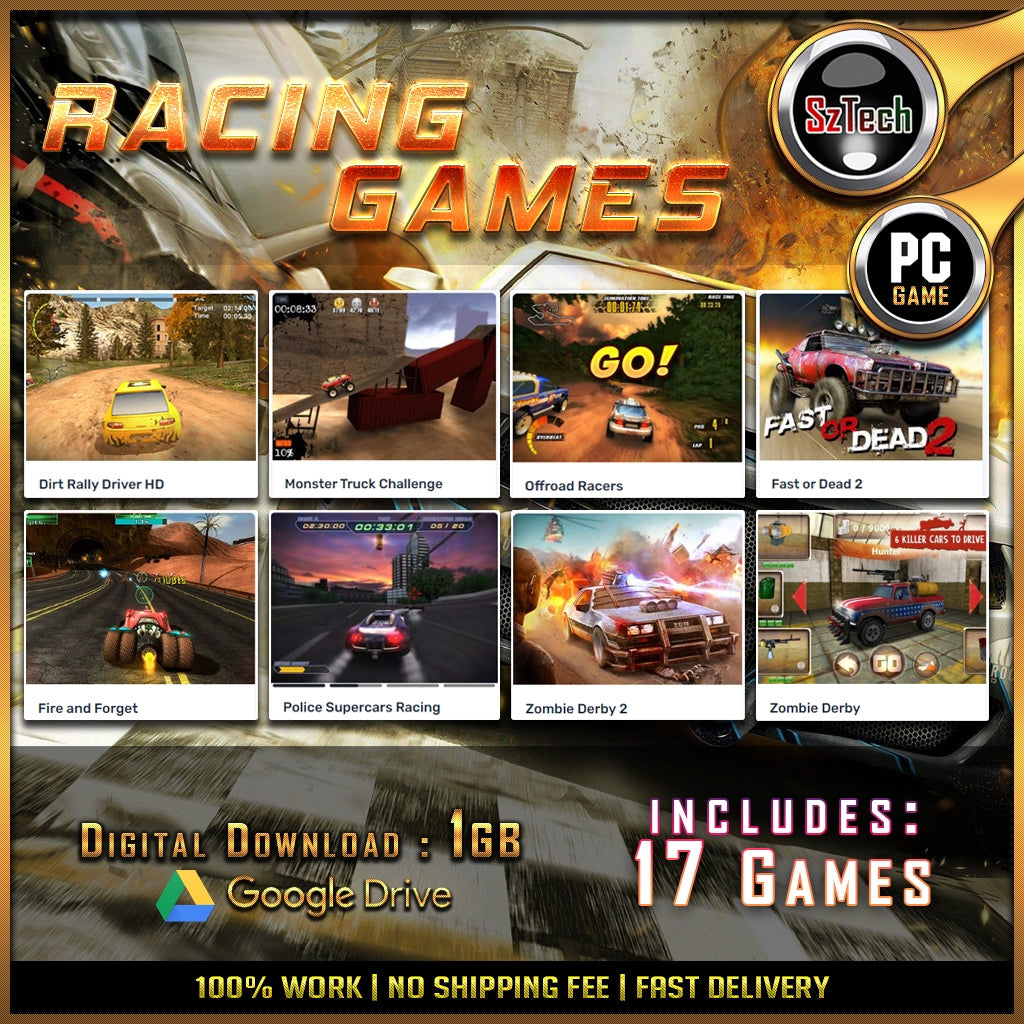 Racing Games for PC / Windows | Small size | Offline Games | Cheap & Fast Service | Game for Kids