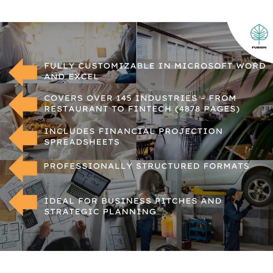 145+ Professional Business Plan Templates Bundle | Industry-Specific, Ready-to-Use Plans for Startups & Entrepreneurs