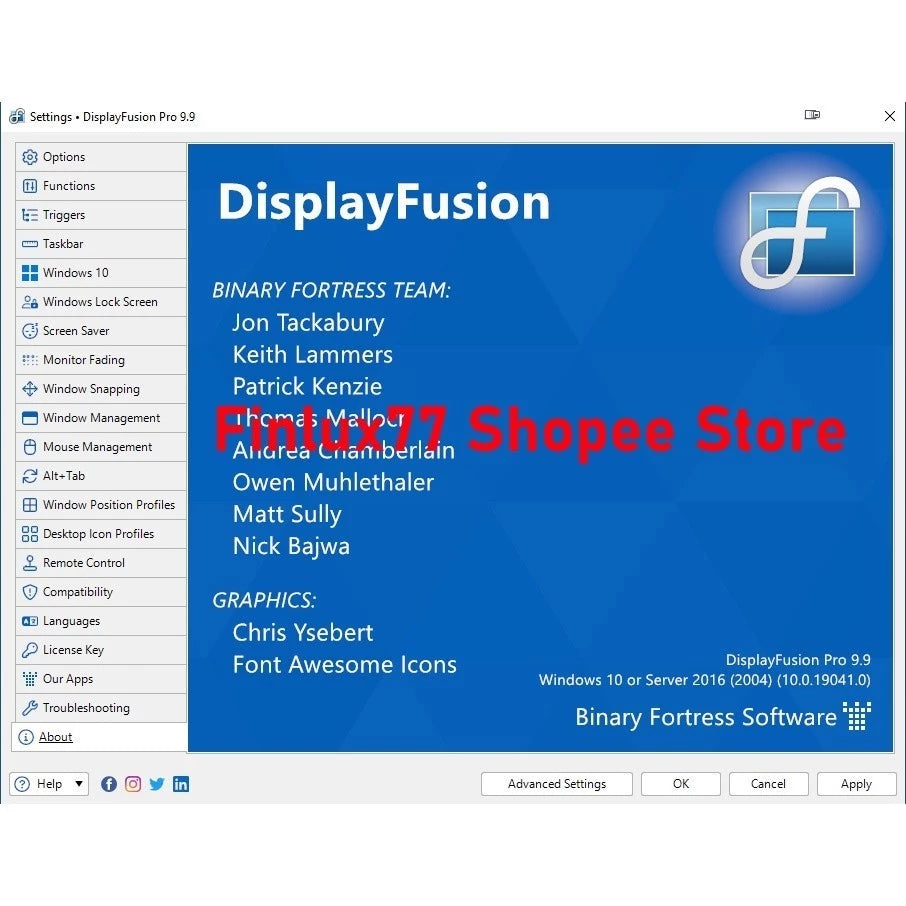[SELF REDEEM] DisplayFusion Pro 11.1 Latest 2025 Lifetime For Windows
