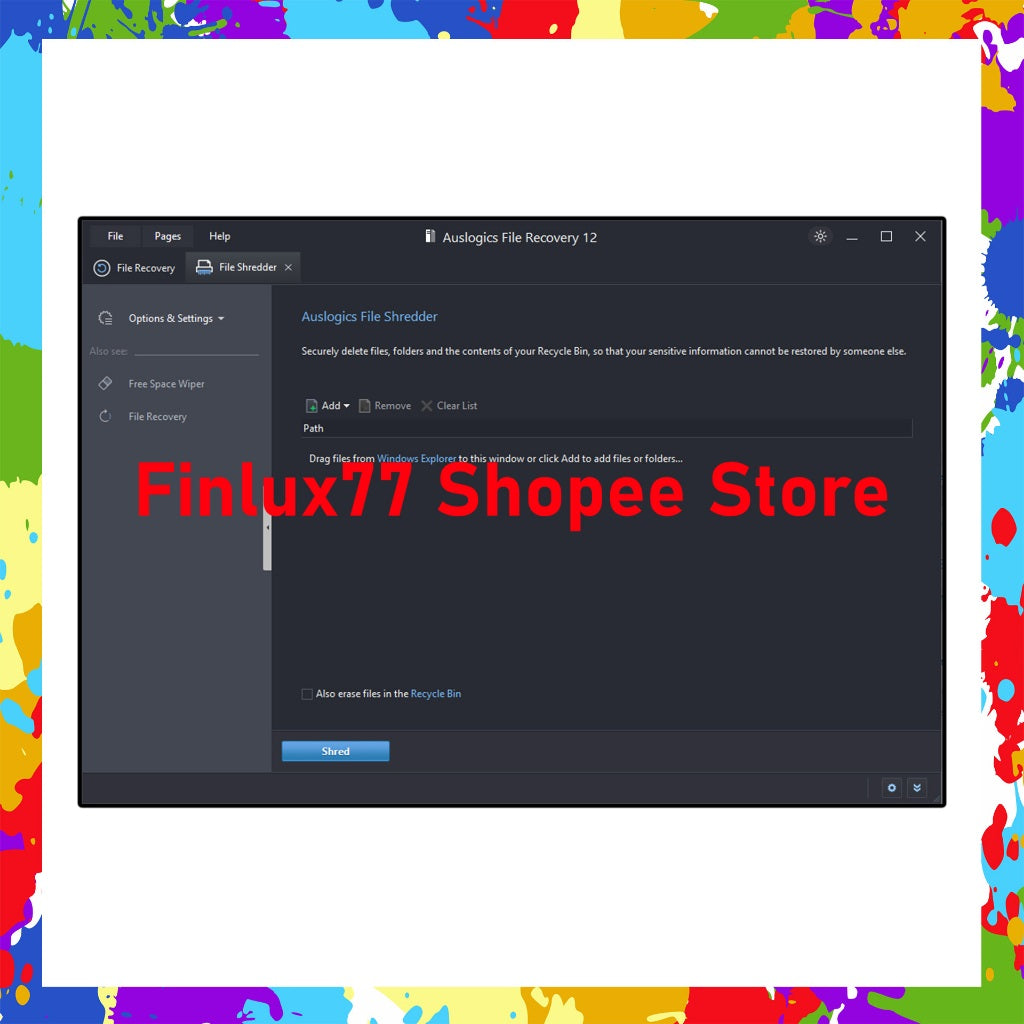 [SELF REDEEM] Auslogics File Recovery v12.0 Latest 2025 Lifetime For Windows