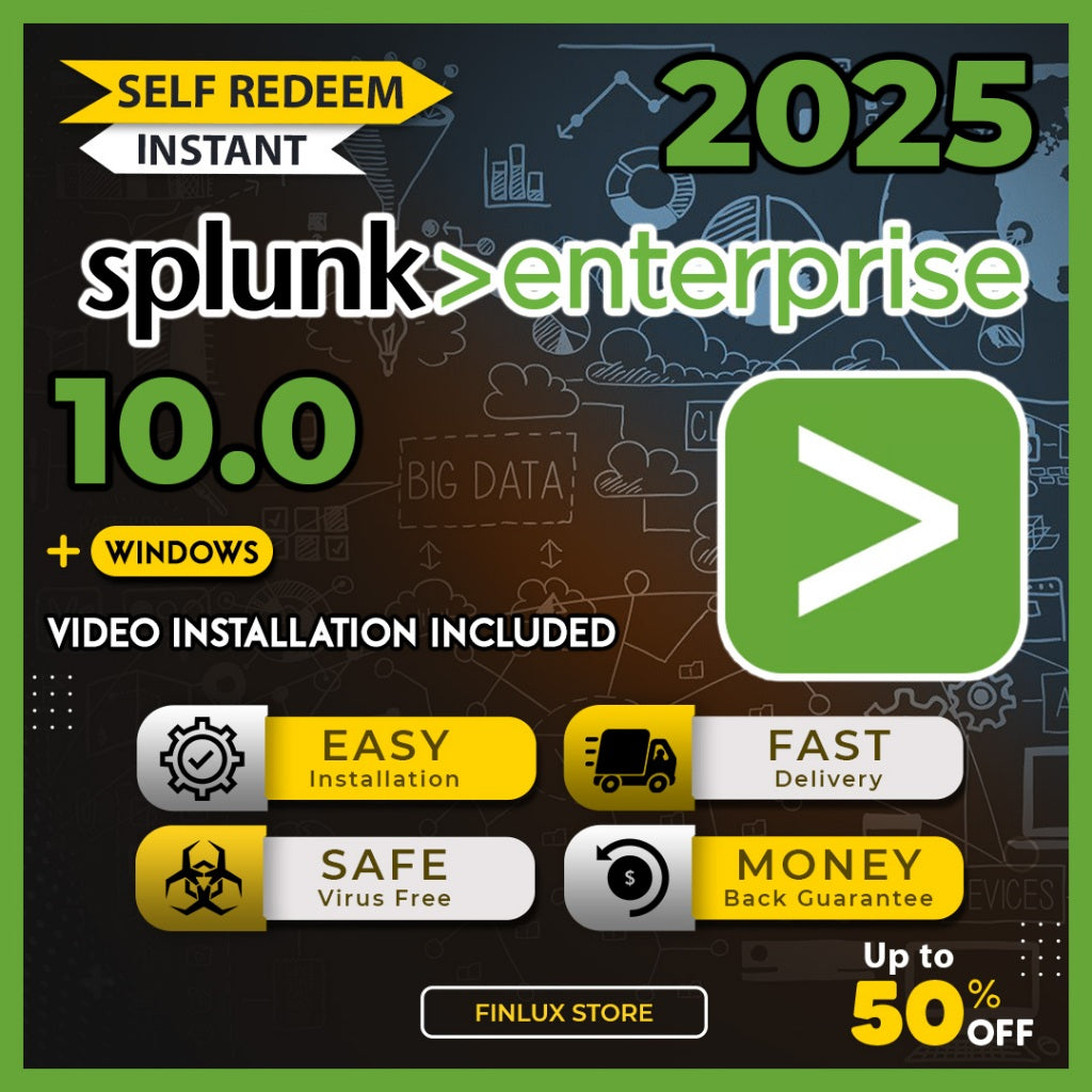 [SELF REDEEM] Splunk Enterprise v10.0 Latest 2025 Lifetime For Windows
