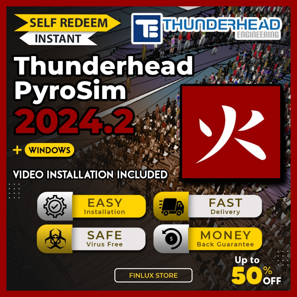 [SELF REDEEM] Thunderhead Engineering PyroSim v2024.2 Latest Lifetime For Windows (64-Bit)