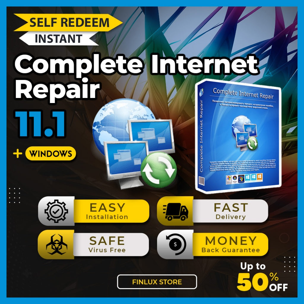 [SELF REDEEM] Complete Internet Repair v11.1.3 Latest 2025 Lifetime For Windows