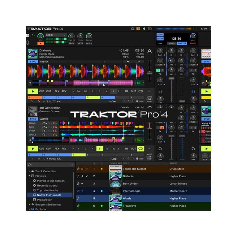 Traktor Pro 4  DJ Software (Windows 64 Bit/Mac)