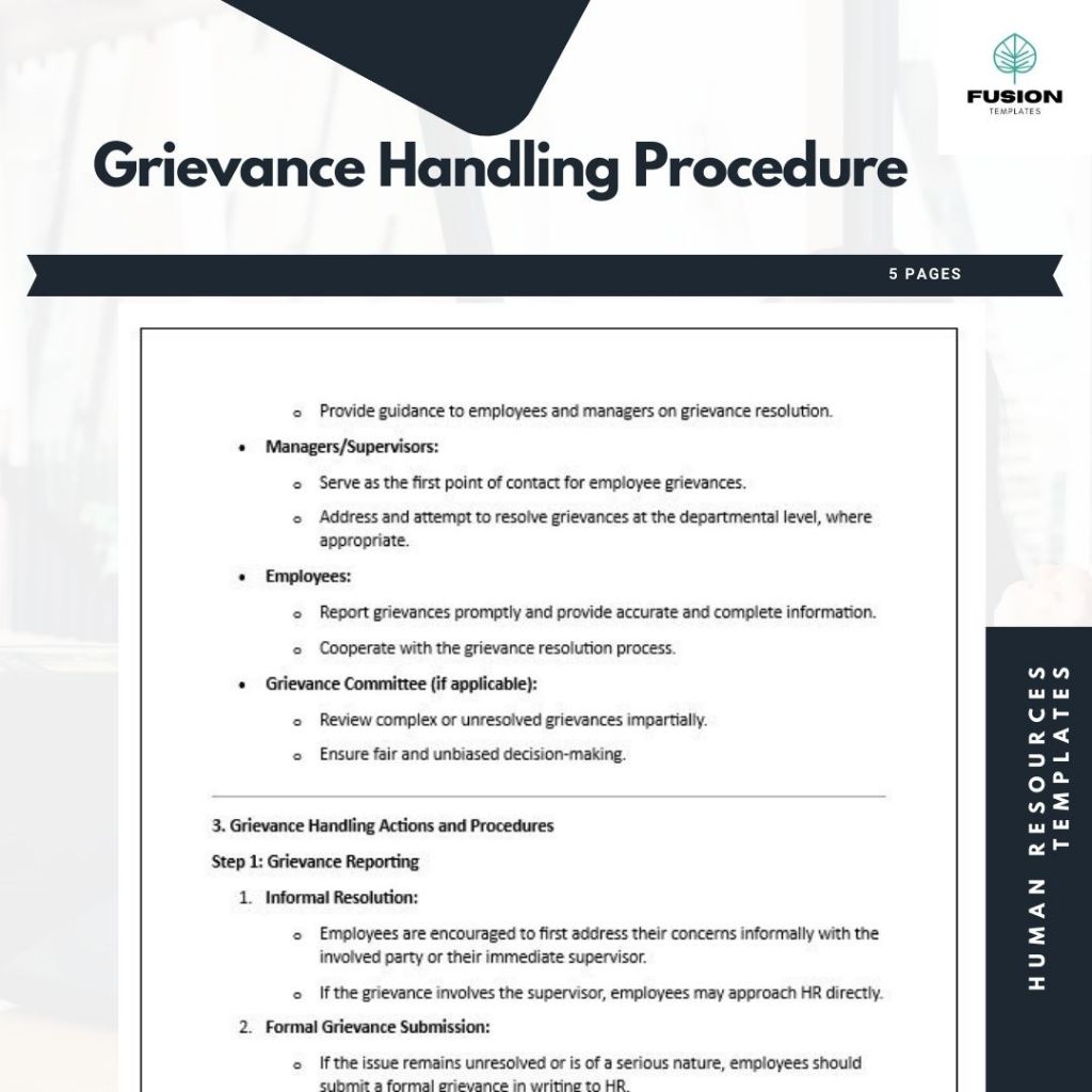 Grievance Handling Procedure