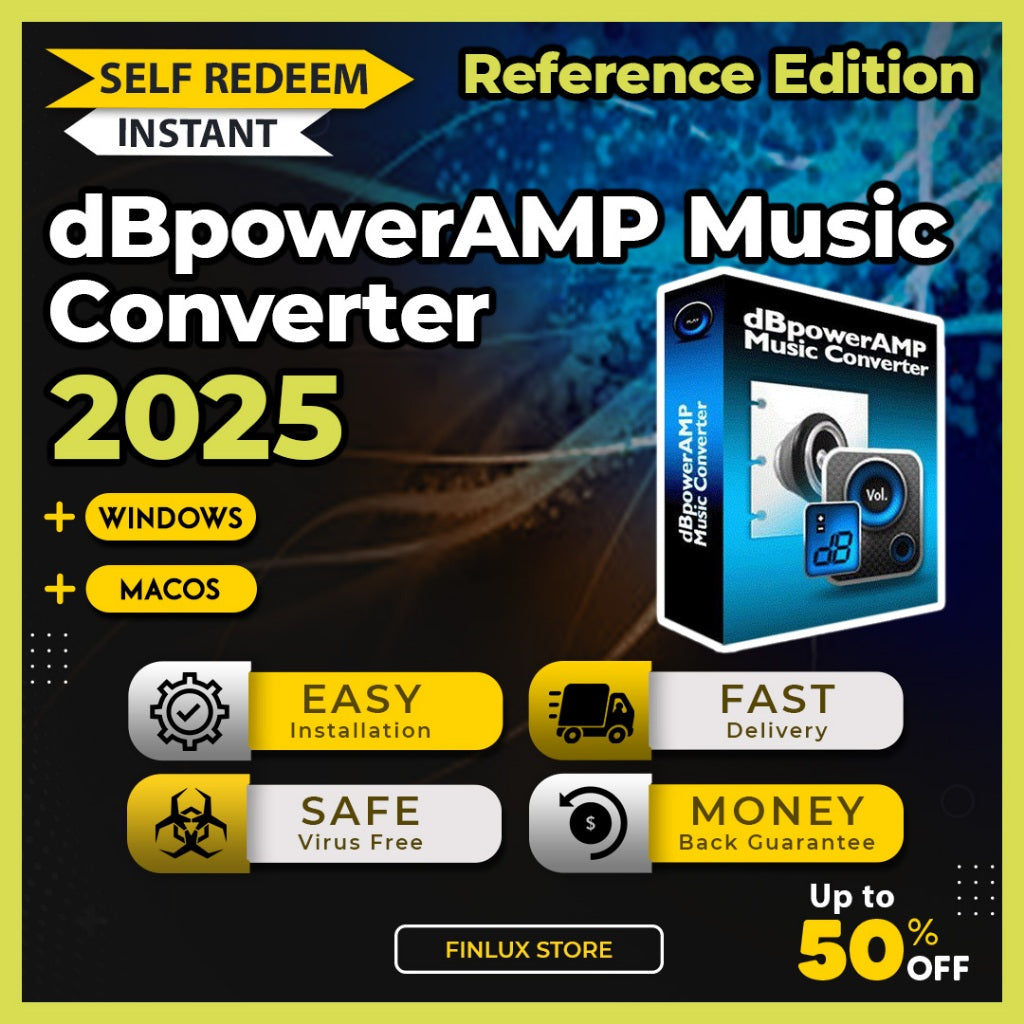 [SELF REDEEM] dBpowerAMP Music Converter 2025 Reference Edition Lifetime For Win & McOS