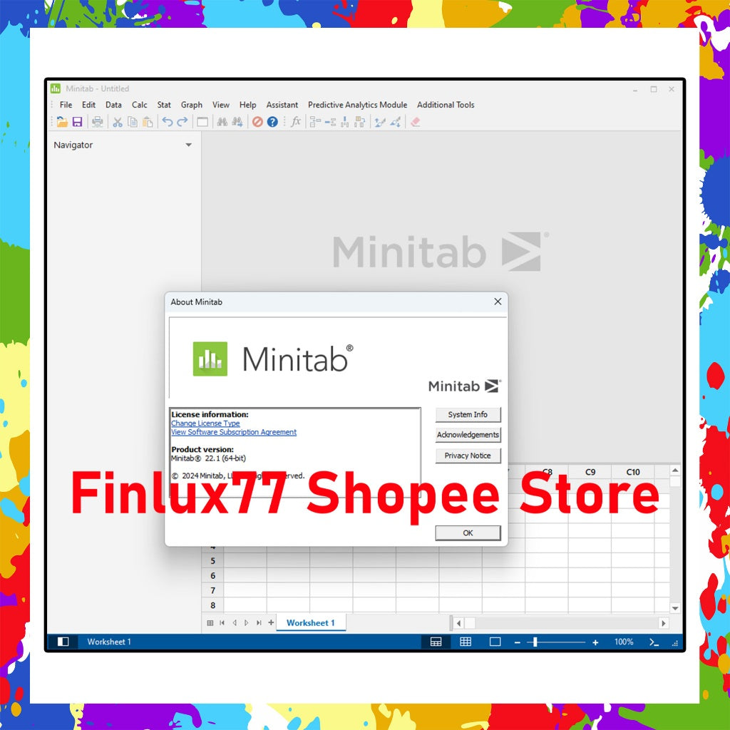 [SELF REDEEM] Minitab 22.4 Latest 2025 Lifetime For Windows