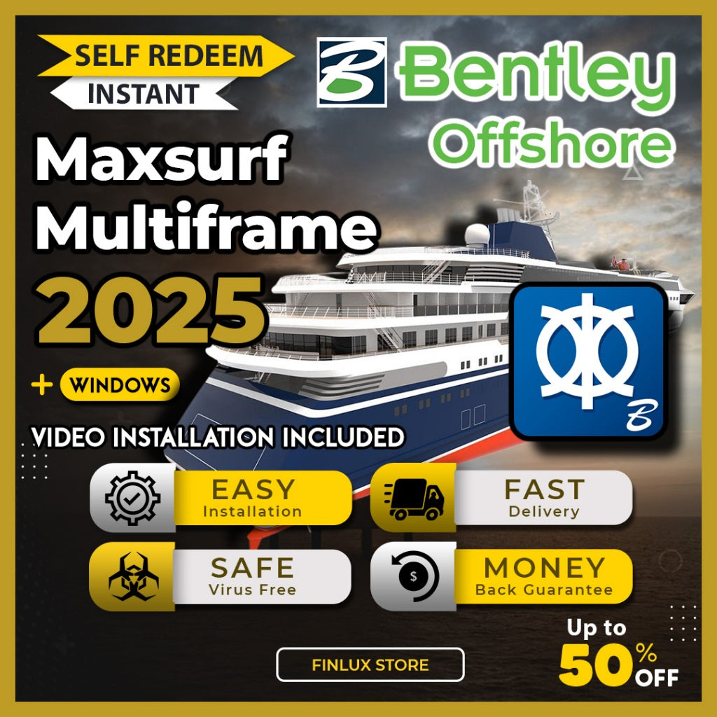 [SELF REDEEM] Bentley Maxsurf Multiframe v25.00 Latest 2025 Lifetime For Windows (64-Bit)