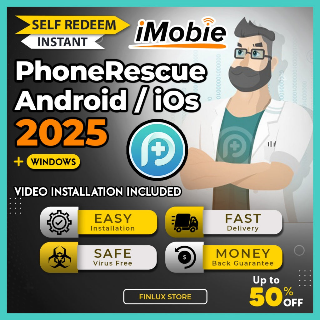 [SELF REDEEM] iMobie PhoneRescue for iOs / Android | Device Recovery & Rescuer For Windows