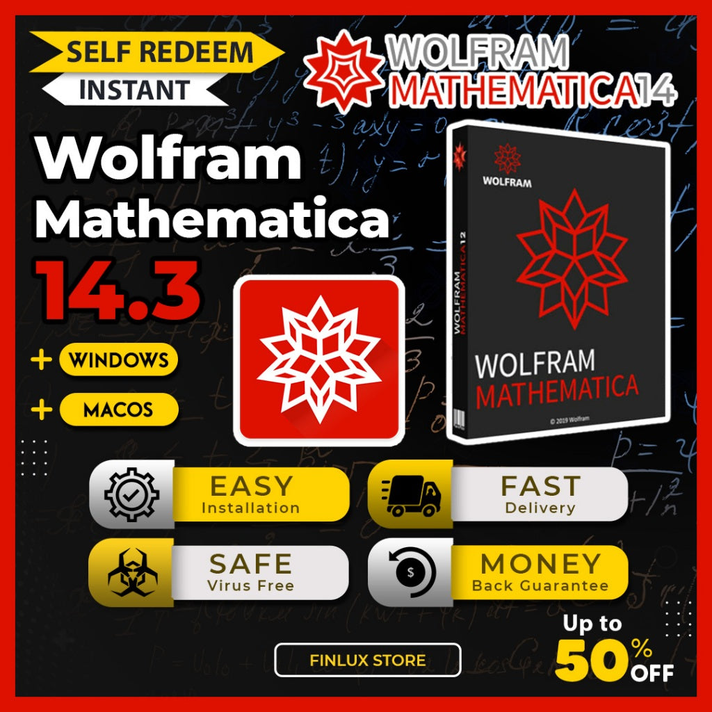 [SELF REDEEM] Wolfram Mathematica 14.3 Latest Update 2025 Lifetime For Win & McOS