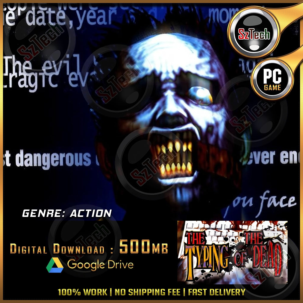 The Typing of The Dead [PC/Laptop GAME] [ DIGITAL DOWNLOAD] [ CLASSIC PC GAMES ]NOSTALGIA GAMES