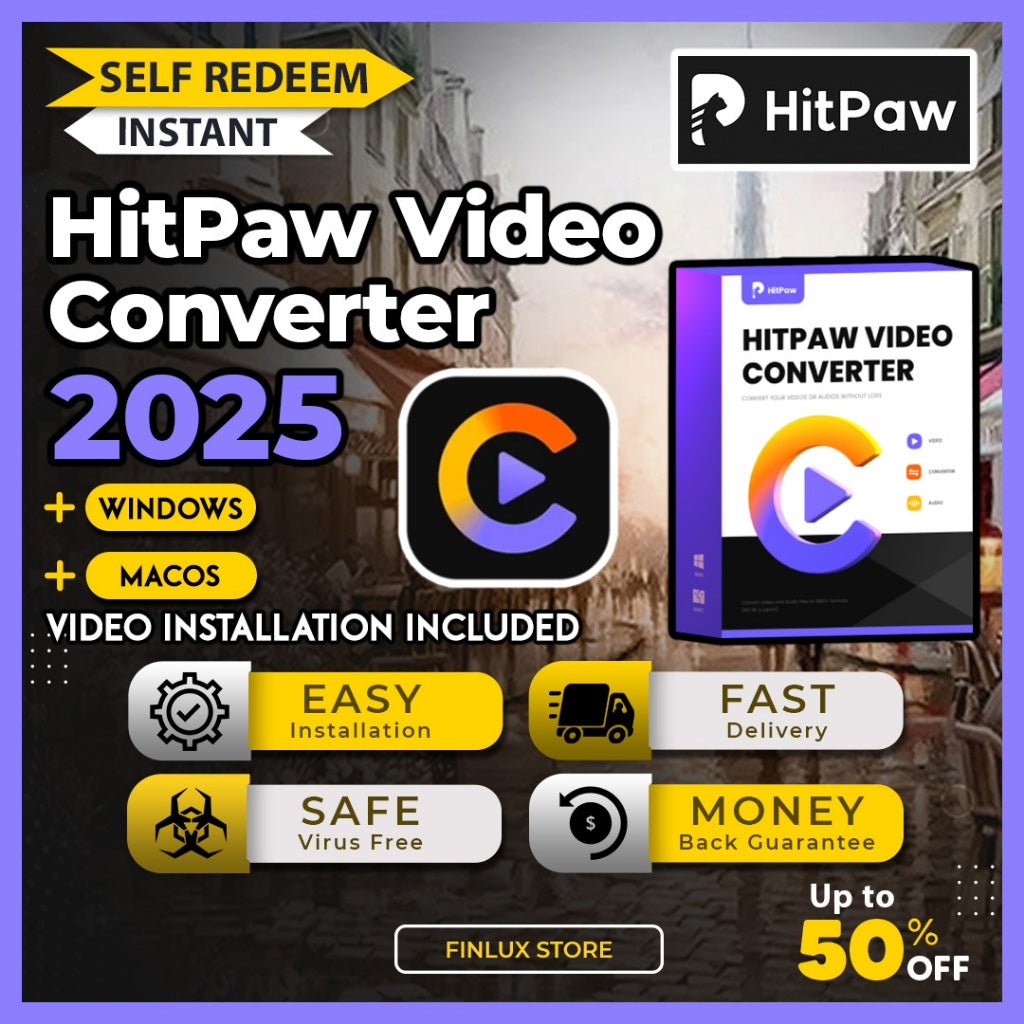 [SELF REDEEM] HitPaw Video Converter v4.6.4 Latest 2025 Lifetime For Windows & McOS