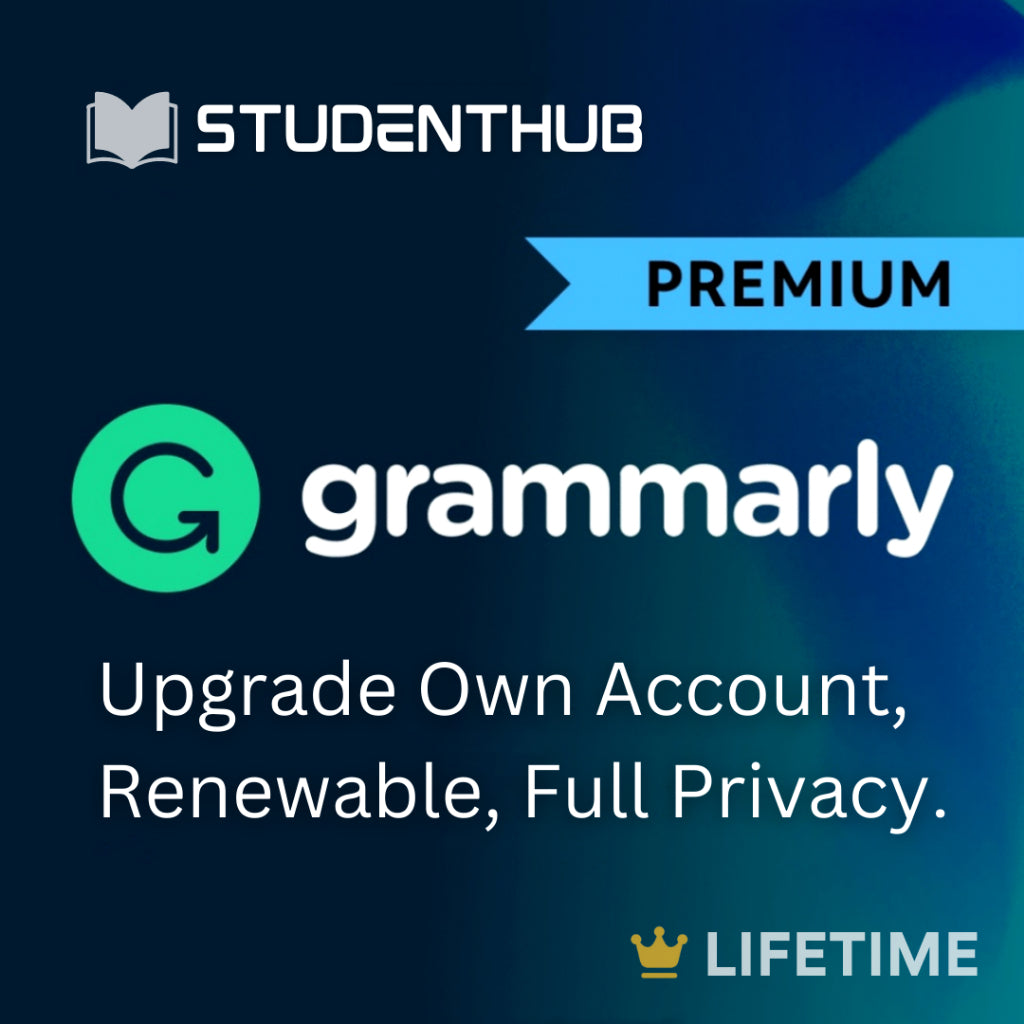 Grammarly Premium Account (Pc/Android/Ios) Auto-Renewal | Full Warranty by The Student Hub