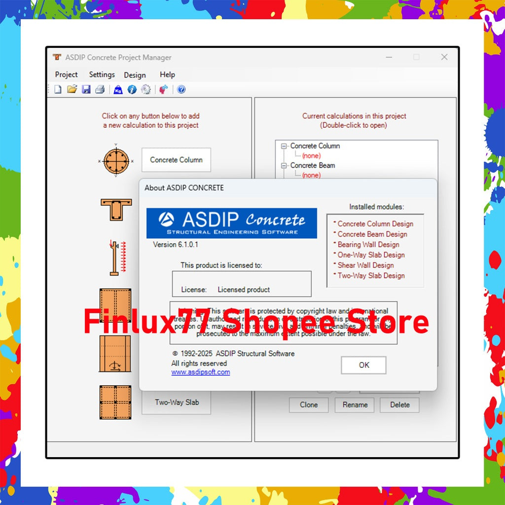 ASDIP Concrete / Foundation / Retain / Steel Latest Update Lifetime For Windows (64-Bit)