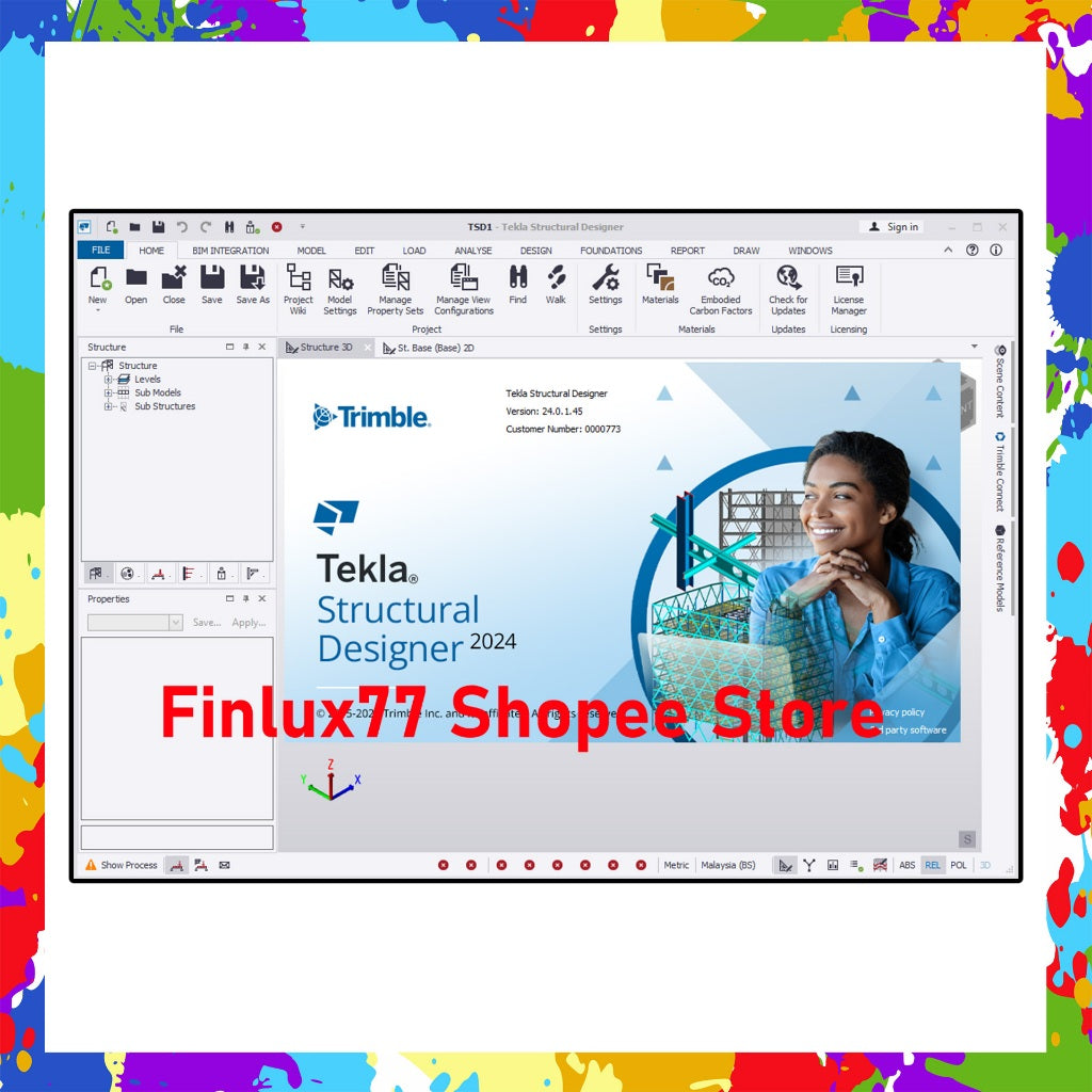 [SELF REDEEM] Tekla Structural Designer Suite Tedds & Tekla Structures 2025 For Windows (64-Bit)
