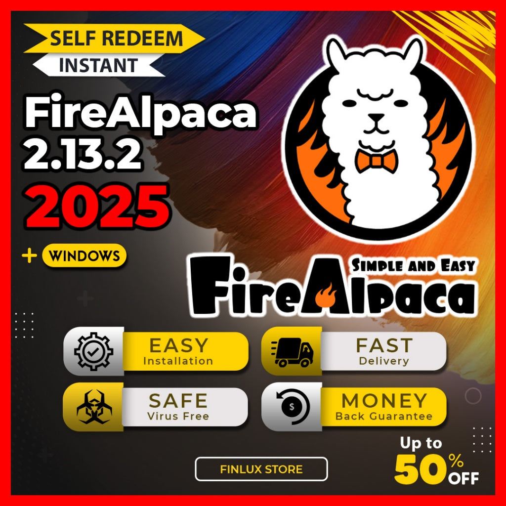 [SELF REDEEM] FireAlpaca v2.13.2 Latest 2025 Lifetime For Windows