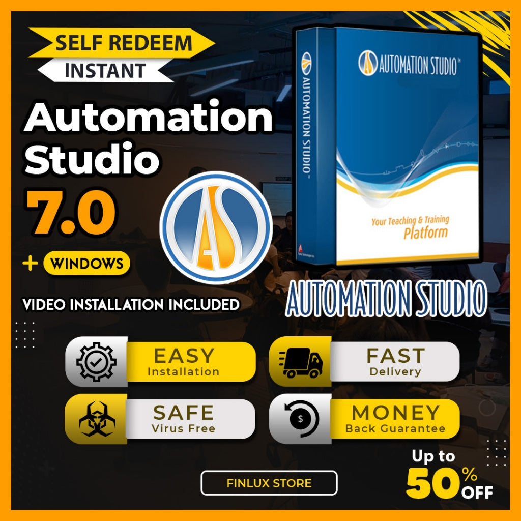 [SELF REDEEM] Automation Studio 7 Professional Edition P7.0 SR0 v7.0.0.10038 Lifetime For Windows
