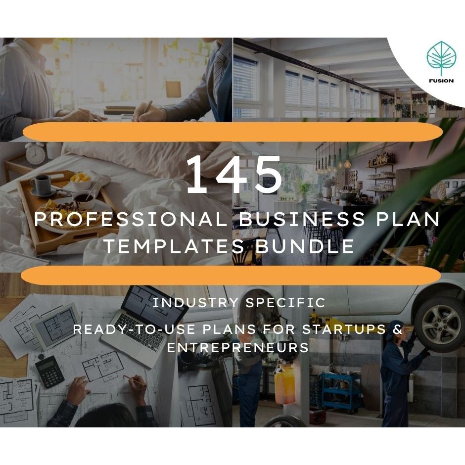 145+ Professional Business Plan Templates Bundle | Industry-Specific, Ready-to-Use Plans for Startups & Entrepreneurs