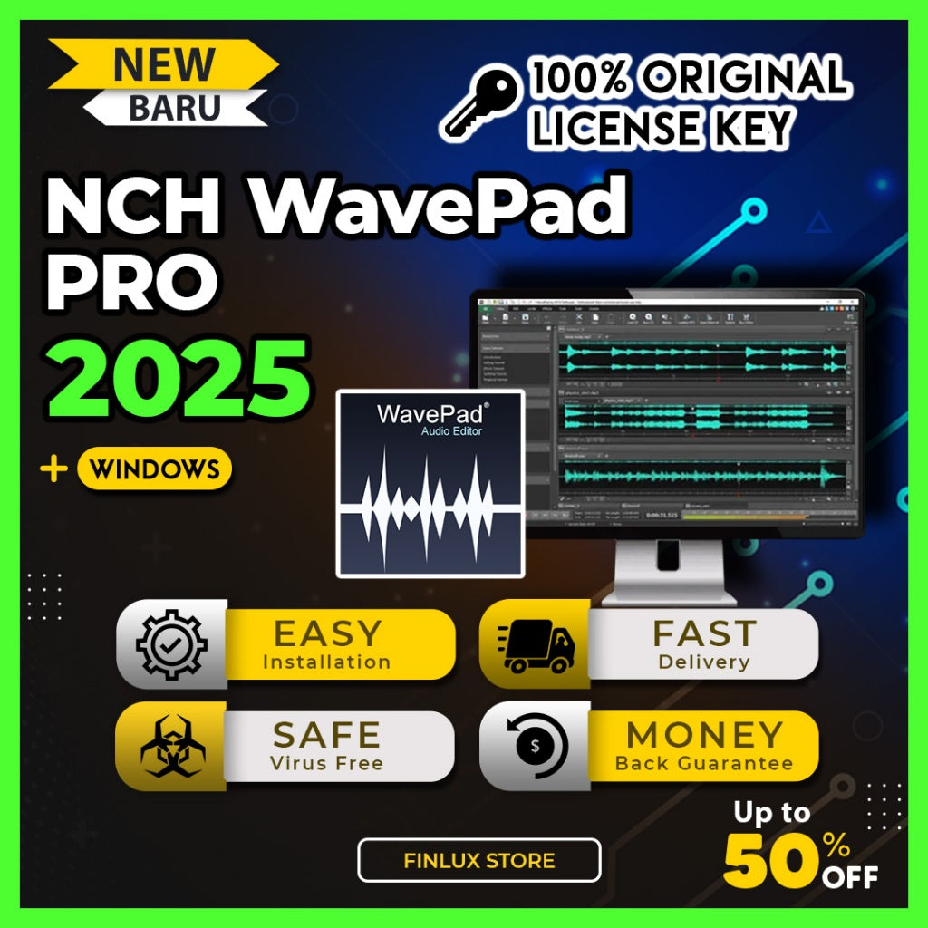 NCH WavePad Sound Editor Masters Edition v20.16 Serial Key Latest 2025 Lifetime For Windows