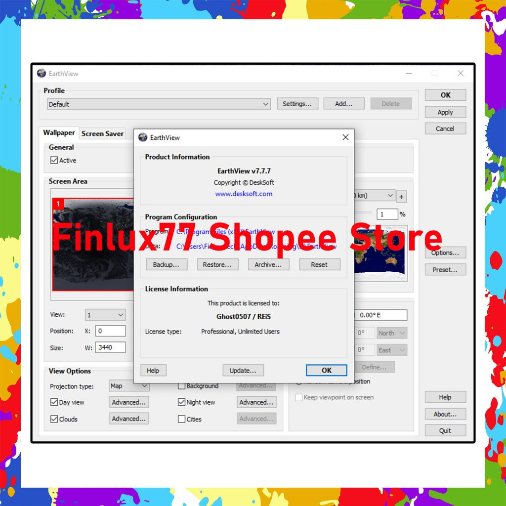 [SELF REDEEM] DeskSoft EarthView v7.13 Latest 2025 For Windows