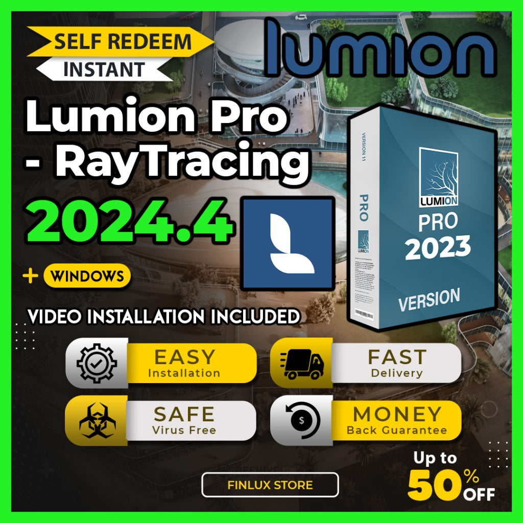 [SELF REDEEM] Lumion Pro 2024.4.2 | Livesync & RayTracing Enabled | Latest Lifetime For Windows (64-bit)