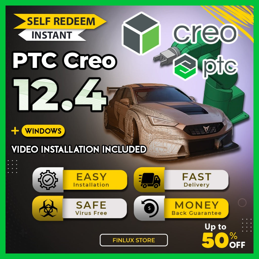 [SELF REDEEM] PTC Creo 12.4.0 Latest 2025 Lifetime For Windows (64-Bit)