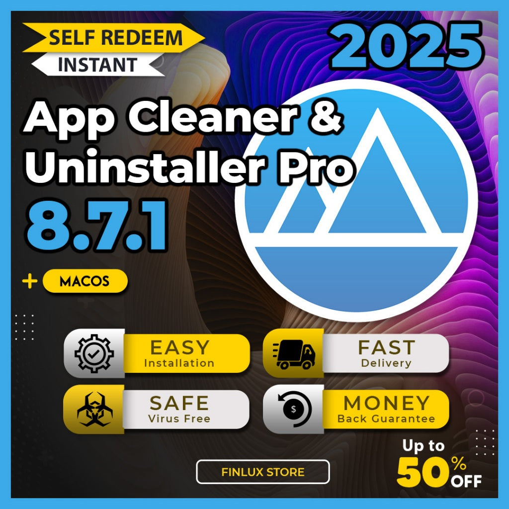 [SELF REDEEM] App Cleaner & Uninstaller Pro v8.7.1 Latest 2025 Lifetime For McOS | AppCleaner & Uninstaller Pro