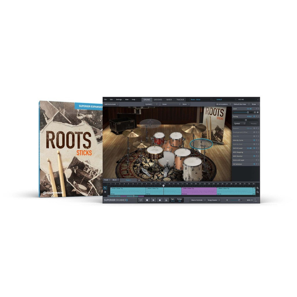 Roots - Sticks  Superior Drummer 3 Expansion (Win/Mac)