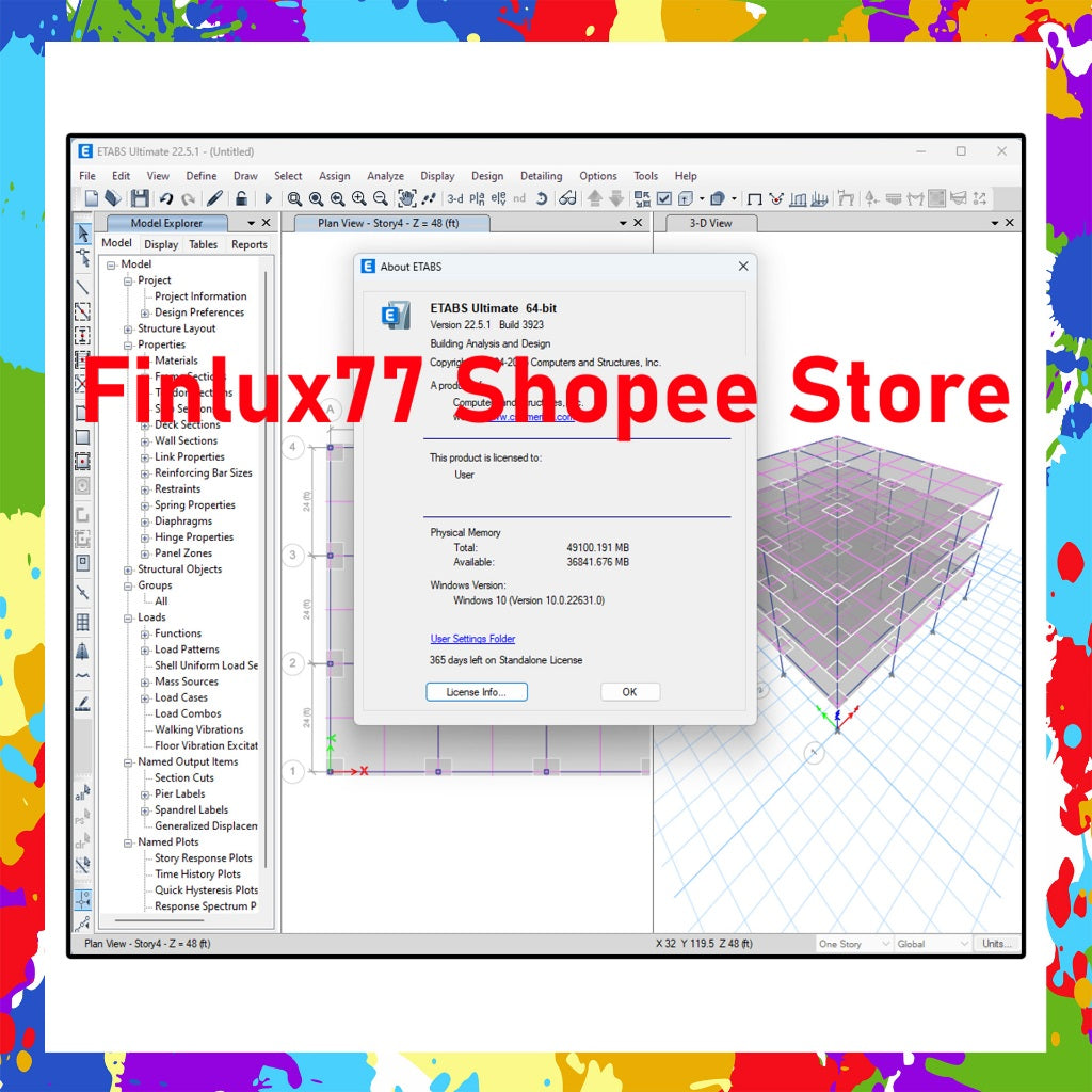 [SELF REDEEM] CSI ETABS Ultimate 2025 v22.7 Latest For Windows (64-Bit)
