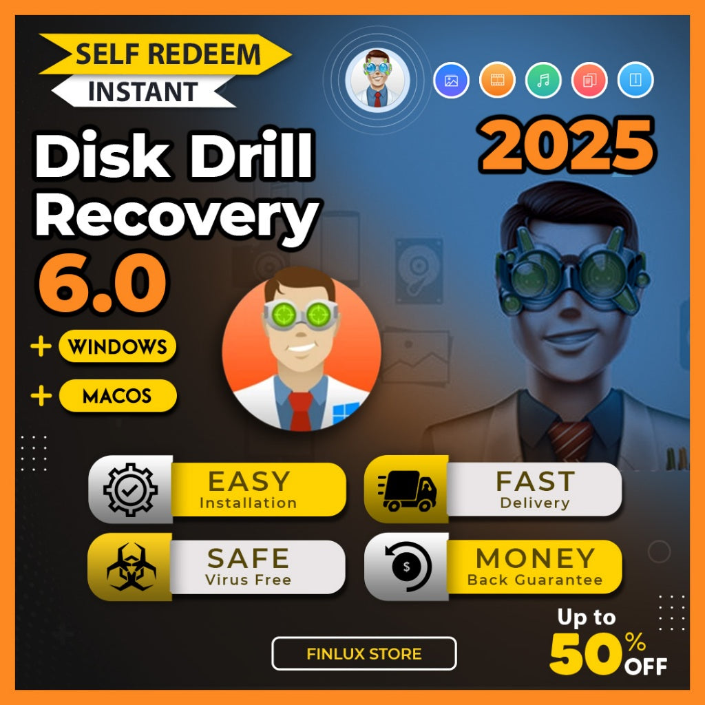 [SELF REDEEM] Disk Drill Professional 2025 v6.0 Lifetime For Win & McOS (Recovery & Disk Management)