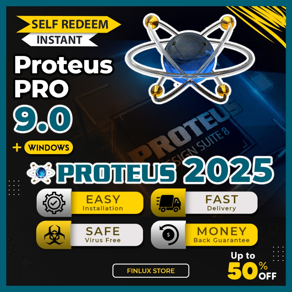 [SELF REDEEM] Proteus Pro 9.0 SP2 (with libraries) Arduino Uno Latest 2025 Lifetime For Windows