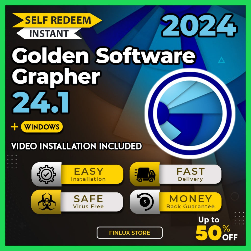 [SELF REDEEM] Golden Software Grapher v24.1 Latest Update 2024 Lifetime For Windows