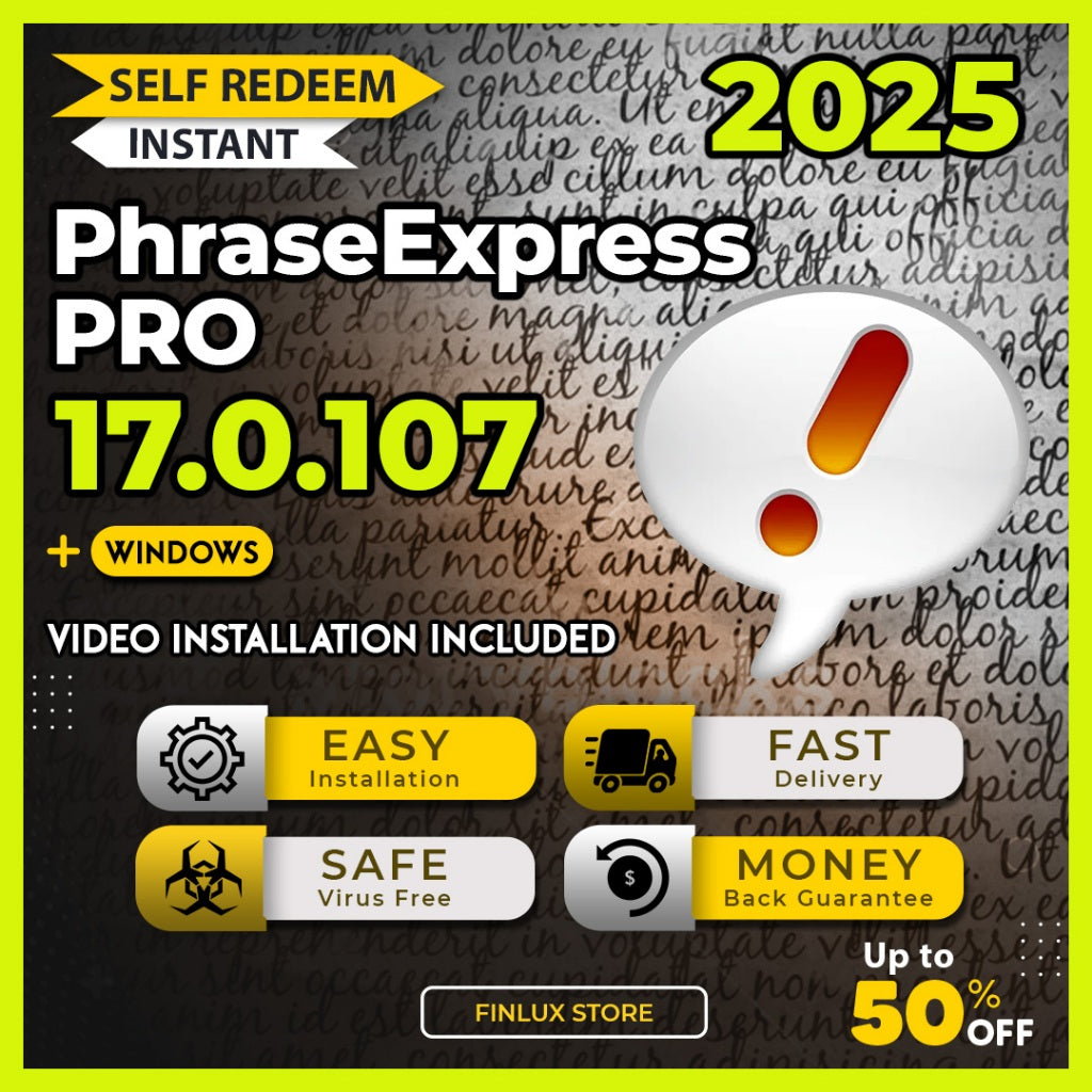 [SELF REDEEM] PhraseExpress v17.0.107 Latest Lifetime For Windows | Phrase Express