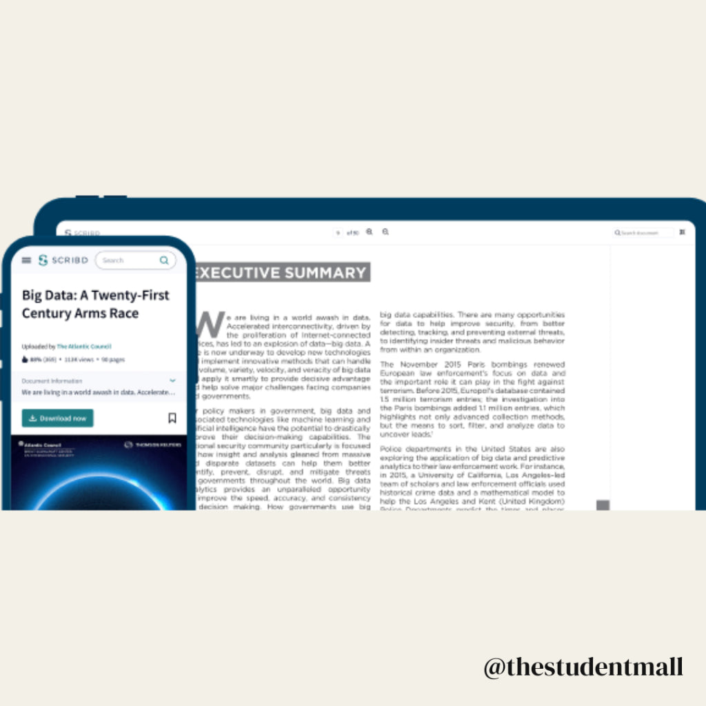 [FAST 24/7] Scribd Premium Unlimited Unlock 195M+ Documents Digital Library