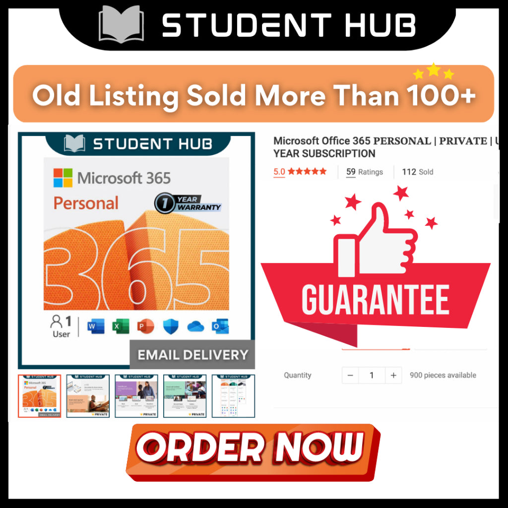 Microsoft Office Family Sharing Plan 1 of 6 (Upgrade Own Account)