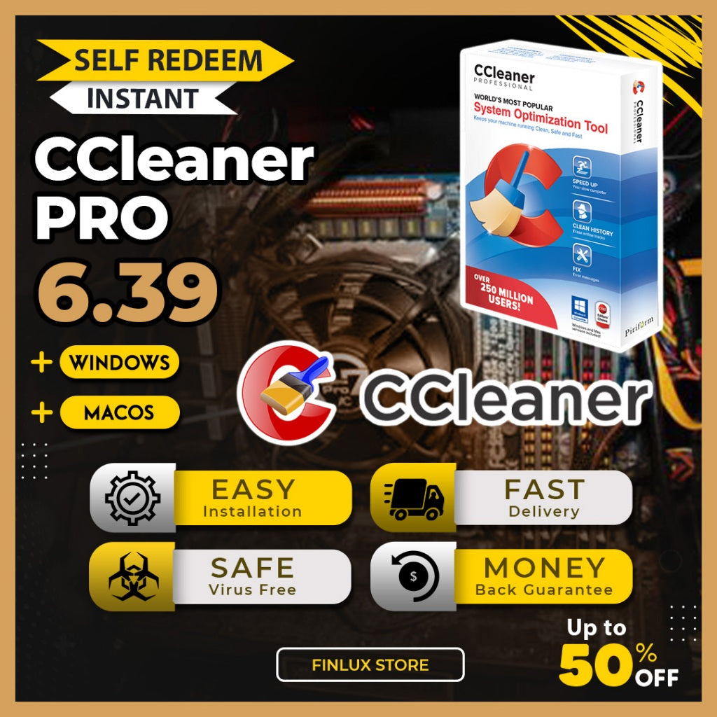 [SELF REDEEM] CCleaner Pro 2025 Lifetime For Win & McOS