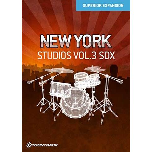 New York Studio Vol 3  Superior Drummer 3 Expansion (Win/Mac)