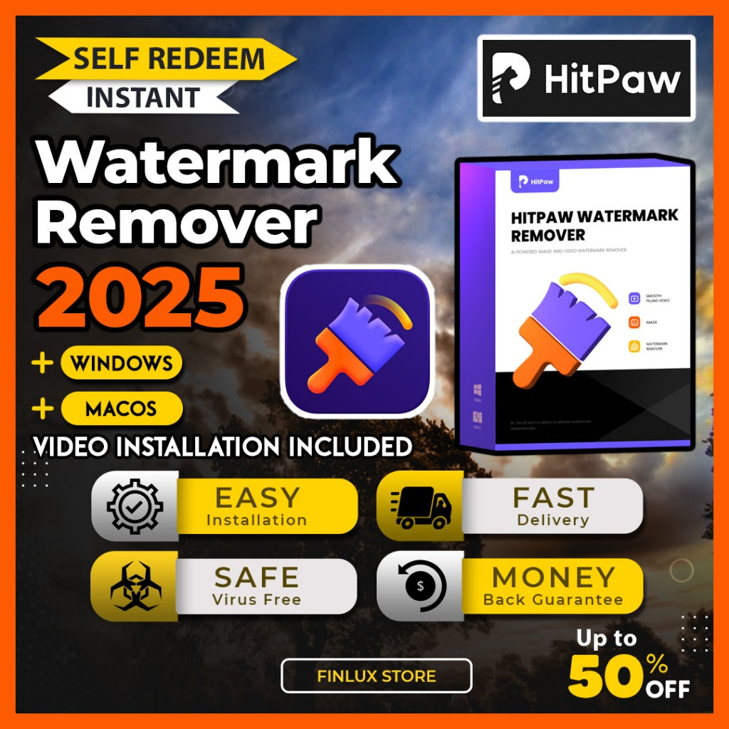 [SELF REDEEM] HitPaw Watermark Remover v2.3 Latest 2025 Lifetime For Windows & McOS