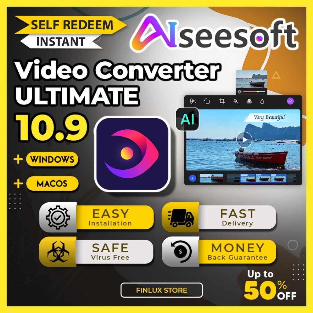 [SELF REDEEM] Aiseesoft Video Converter Ultimate v10.9 Latest 2025 Lifetime For Windows & McOS