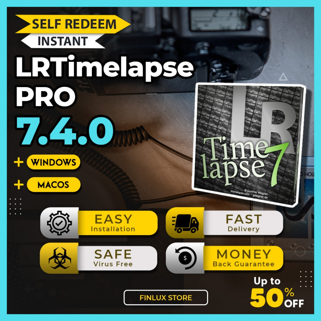 [SELF REDEEM] LRTimelapse Pro v7.4 Latest 2025 For Win & McOS (64-Bit) | Timelapse Software